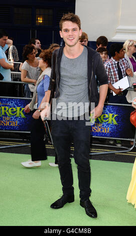 Shrek The Musical Presse Nacht - London Stockfoto