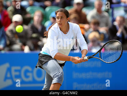 Tennis - AEGON International - Tag sieben - Devonshire Park Stockfoto