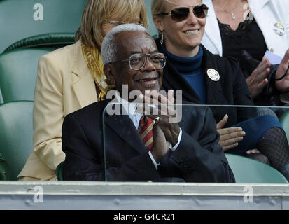 Tennis - Wimbledon Championships 2011 - Tag zwei - der All England Lawn-Tennis and Croquet Club Stockfoto