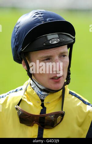 Pferderennen - 2011 Plate Festival - John Smiths Northumberland Plate Day - Newcastle Racecourse. Paul Pickard, Jockey Stockfoto