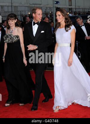 Der Herzog und die Herzogin von Cambridge besuchen die BAFTA Brits am Belasco Theater in Los Angeles, Kalifornien, USA. Stockfoto