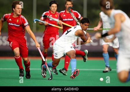 Eishockey - WM 2011 London - New Zealand / Belgien - Quinton Hogg Memorial Sports Ground Stockfoto