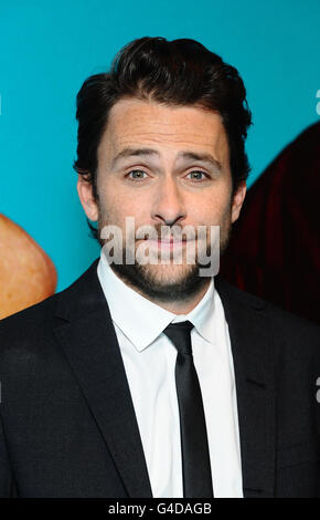 Der Charlie Day wird am British Film Institute in London für die europäische Premiere neuer, schrecklicher Filmbosse gefeiert. Stockfoto