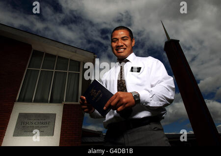 Rugby League - Lagi Setu Feature - Kirche der letzten Tage der Heiligen Stockfoto