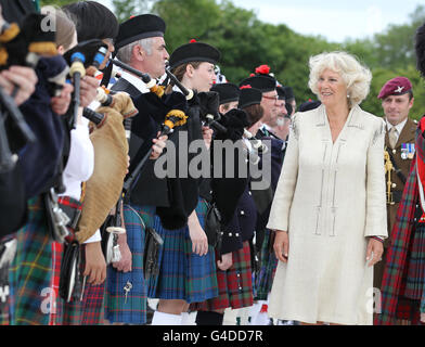 DecAid der Massed Pipes und Drums Parade Stockfoto