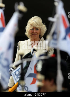 DecAid der Massed Pipes und Drums Parade Stockfoto