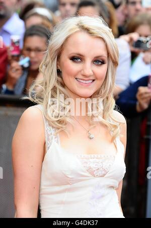 Harry Potter und die Heiligtümer des Todes: Teil 2 UK Film Premiere - London. Evanna Lynch kommt zur Weltpremiere von Harry Potter und die Heiligtümer des Todes: Teil 2. Stockfoto