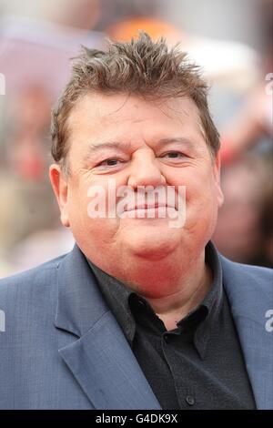 Robbie Coltrane kommt zur Weltpremiere von Harry Potter und die Heiligtümer des Todes: Teil 2. Stockfoto