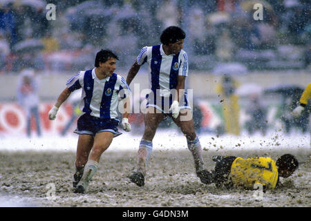 Fußball - Intercontinental-Cup-Finale - Toyota Cup - FC Porto V C.A. Penarol - Nationalstadion - Tokio Stockfoto