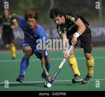 Eishockey - London Cup 2011 - Südkorea / Belgien - Quintin Hogg Memorial Sports Grounds Stockfoto