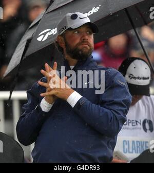 Lucas Glover der USA während des dritten Runden der Open Championship 2011 im Royal St George's, Sandwich Stockfoto