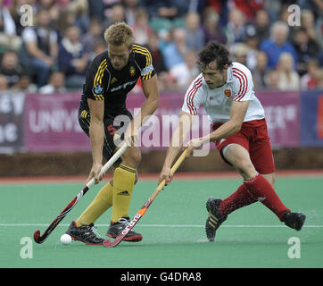 Eishockey - 2011 London Cup - England V Belgien - Quintin Hogg Spielgelände Stockfoto