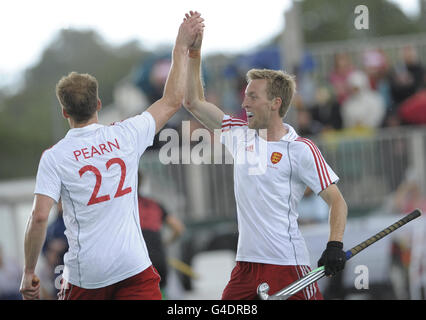 Eishockey - 2011 London Cup - England V Belgien - Quintin Hogg Spielgelände Stockfoto