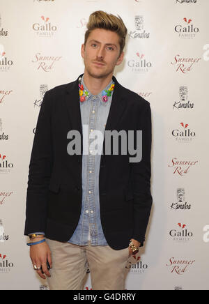 Kanaloa und Gallo Summer Party - London. Henry Holland nimmt an der Kanaloa and Gallo Summer Red Party auf dem Hamilton Place in Mayfair im Zentrum von London Teil. Stockfoto