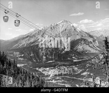 Lager - Cascade Mountain - Kanada reisen Stockfoto