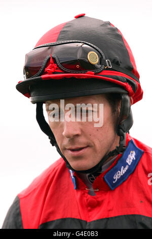 Pferderennen - 2011 Plate Festival - John Smiths Northumberland Plate Day - Newcastle Racecourse. Jim Crowley, Jockey Stockfoto