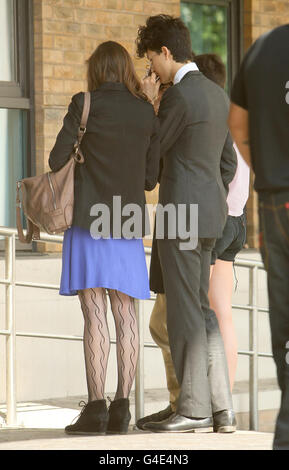 Charlie Gilmour verurteilt werden Stockfoto