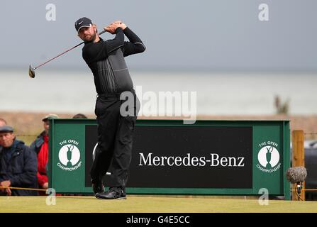 Golf - The Open Championship 2011 - Tag 4 - Royal St George's. Lucas Glover aus den USA schlägt ab Stockfoto