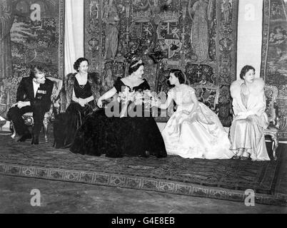 Royalty - Anglo-dänische Gesellschaft Rezeption - Victoria und Albert Museum, London Stockfoto