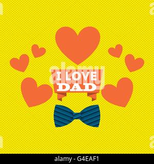 glückliche Väter Tag design Stock Vektor