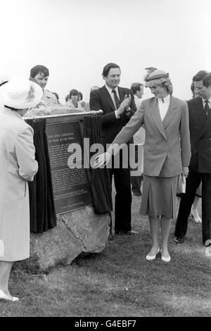 Royalty - Prinz und die Prinzessin von Wales nach Kanada zu besuchen Stockfoto