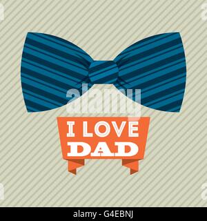 glückliche Väter Tag design Stock Vektor