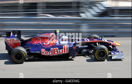 Motorsport - Formel-1-Weltmeisterschaft - Großer Preis Von Monaco - Trainingstag - Monaco. Toro Rossos Daniel Ricciardo während der Trainingseinheit des Grand Prix von Monaco, Monte Carlo. Stockfoto