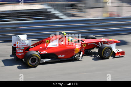 Motorsport - Formel-1-Weltmeisterschaft - Großer Preis Von Monaco - Trainingstag - Monaco. Ferrari Felipe Massa während der Trainingseinheit des Grand Prix von Monaco, Monte Carlo. Stockfoto