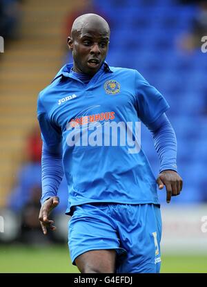 Fußball - Pre Season freundlich - Shrewsbury Town V Manchester United XI - indication Wiese Stockfoto