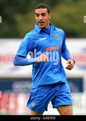 Fußball - Pre Season freundlich - Shrewsbury Town V Manchester United XI - indication Wiese Stockfoto