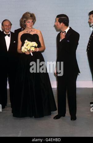 Der Prinz und die Prinzessin von Wales eröffnen offiziell die Wolfson-Galerien für klassische Skulpturen und Inschriften im British Museum, London. Stockfoto