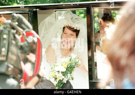 Denise Bulger Hochzeit 5 Stockfoto