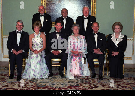 Politik - ehemalige Premierminister Abendessen - Spencer House - 1992 Stockfoto