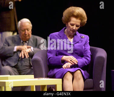 TORY Conf Heide Thatcher/Uhren Stockfoto