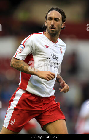 Fußball - vor der Saison freundlich - Nottingham Forest / PSV Eindhoven - City Ground. Jonathan Greening, Nottingham Forest Stockfoto