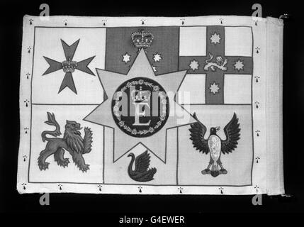 Royalty - Königin Elizabeth II persönlichen Standard für Australien - Adelaide Stockfoto
