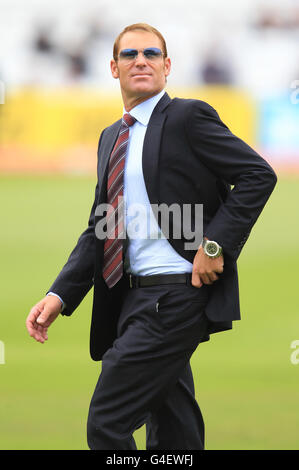 -Npower zweiter Test - Tag eins - England V Indien - Trent Bridge Cricket Stockfoto