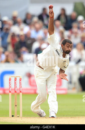 -Npower zweiter Test - Tag eins - England V Indien - Trent Bridge Cricket Stockfoto
