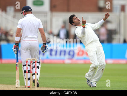 -Npower zweiter Test - Tag eins - England V Indien - Trent Bridge Cricket Stockfoto