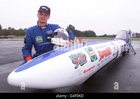 Rocket Bike Datensatz/braun Stockfoto