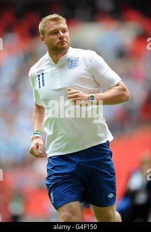 Fußball - FA Community Shield - Manchester City gegen Manchester United – Wembley-Stadion Stockfoto