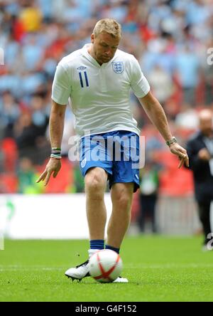 Fußball - FA Community Shield - Manchester City gegen Manchester United – Wembley-Stadion Stockfoto