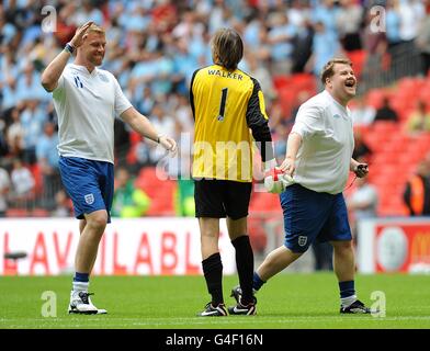 Fußball - FA Community Shield - Manchester City gegen Manchester United – Wembley-Stadion Stockfoto