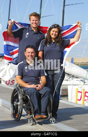 Paralympics - GB Paralympics-Team Ankündigung - Weymouth and Portland National Sailing Academy Stockfoto