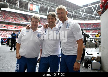 Fußball - FA Community Shield - Manchester City gegen Manchester United – Wembley-Stadion Stockfoto