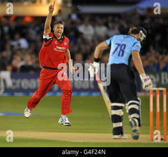 Cricket - Freunde Leben T20 - Quarter Final - Sussex Haie V Lancashire Blitz - County Ground Stockfoto