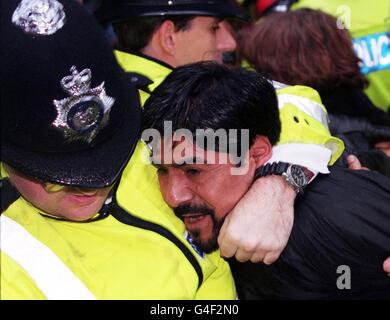 Politik Pinochet Protest 1 Stockfoto