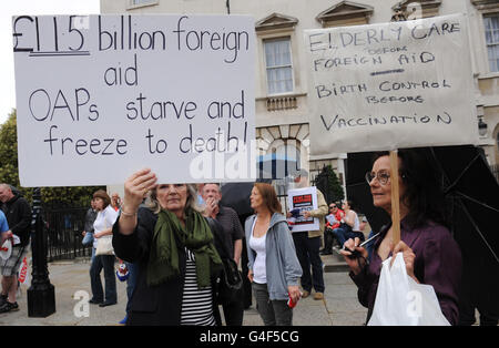 Britischer Patrioten Gesellschaft protest Stockfoto