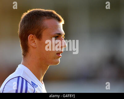 Fußball - Pre Season freundlich - Lauch Stadt V Macclesfield Town - Harrison Park Stockfoto