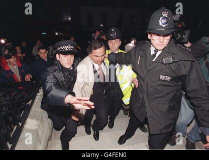 Pinochet Klinik Protest 3 Stockfoto